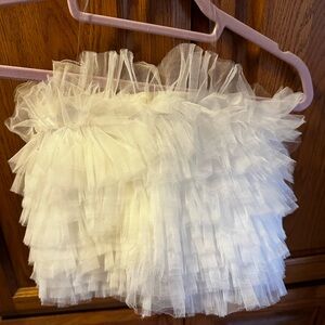 Altar’d State Tulle Ruffle Top